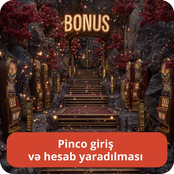 Pinco giriş və hesab yaradılması