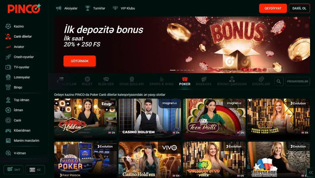 Pinco mobil oyun təcrübəsi və təhlükəsizlik